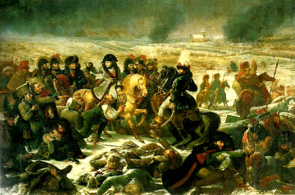 napoleon on the battlefield of eylau